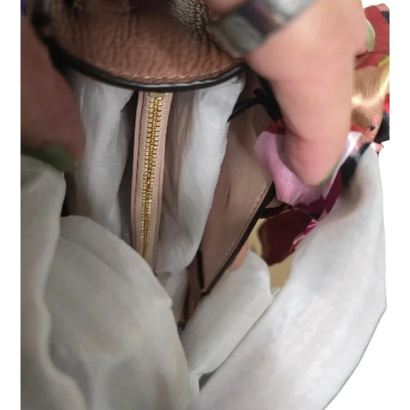 Kate Spade 25th Anniversary Sam Icon Mini Tote Bag Blush w/ Scarf NWT - Picture 7 of 8